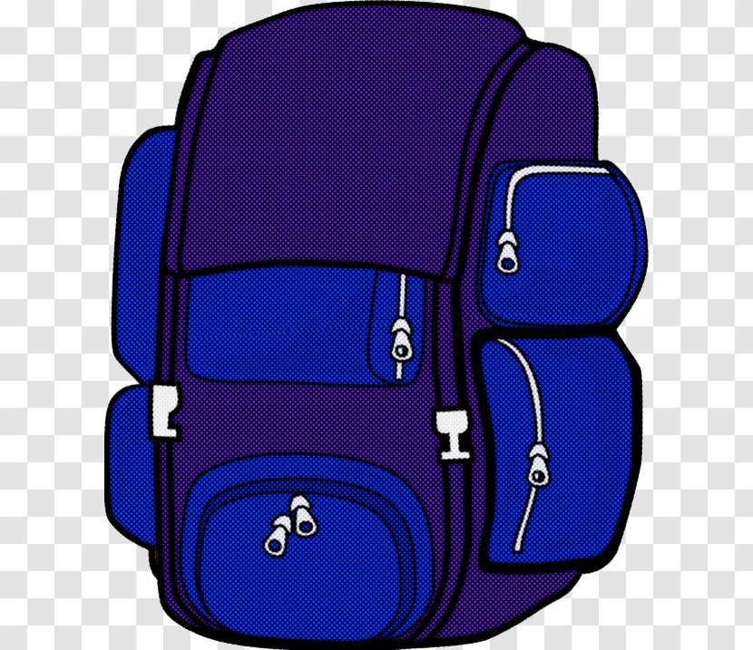 Blue Bag Purple Violet Backpack - Electric Luggage And Bags Transparent PNG