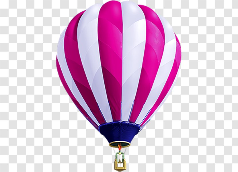 Hot Air Ballooning - Magenta - Red Balloon Transparent PNG