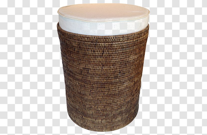 Basket Lid Wicker Brown - Table - Southeast Asia Rattan Stool Transparent PNG