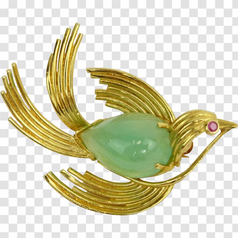 Turquoise Brooch Body Jewellery Feather Transparent PNG