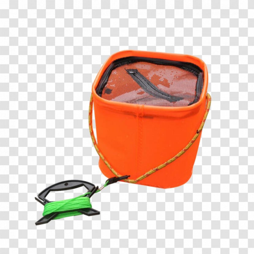 Barrel Water - Designer - Orange Bucket Filled With Transparent PNG