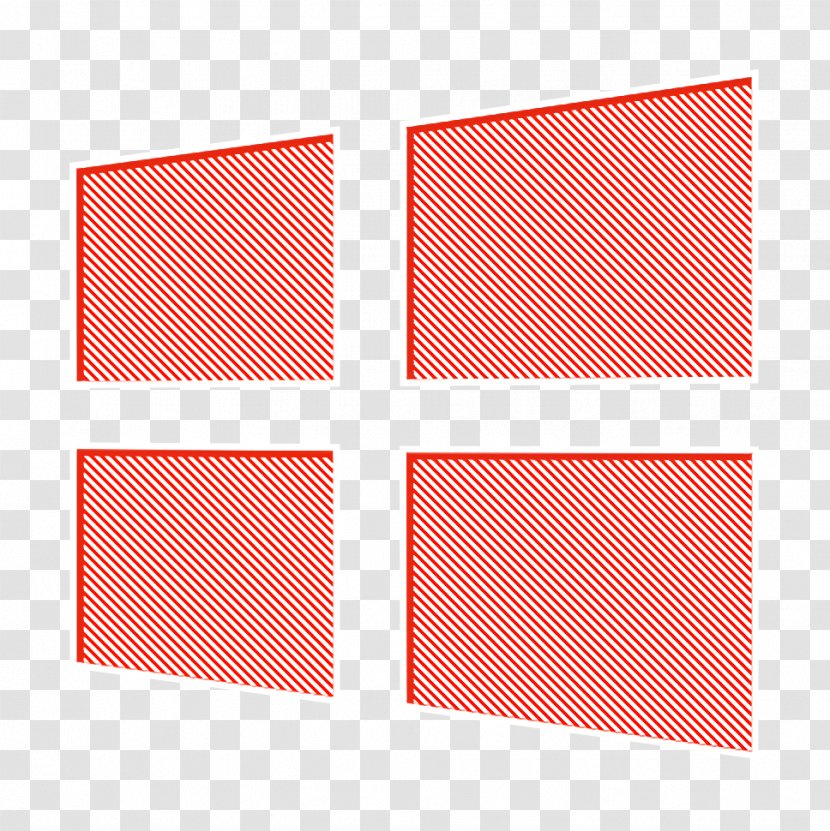 Windows Icon - Microsoft 10 Pro - Rectangle Red Transparent PNG