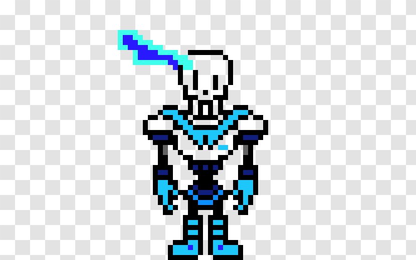 Undertale Pixel Art Papyrus Oxyrhynchus 208 + 1781 Transparent PNG