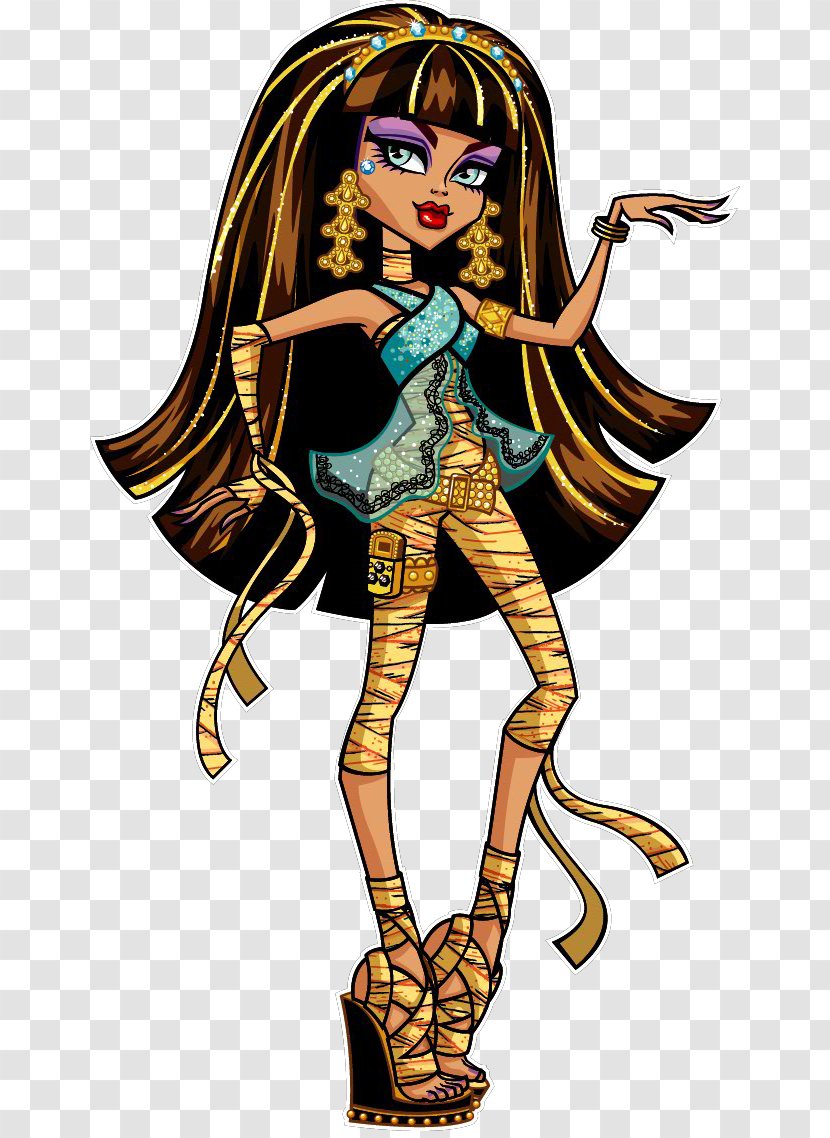 Cleo DeNile Monster High De Nile Ghoul Doll Transparent PNG