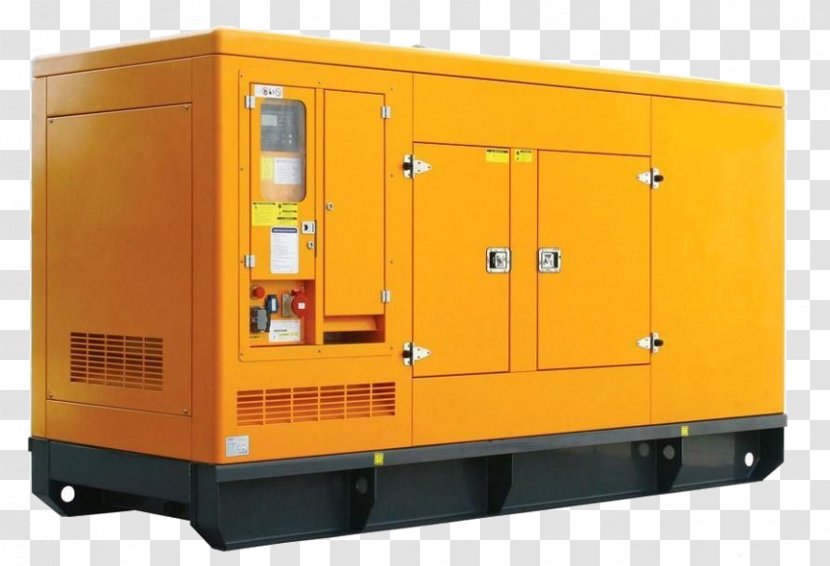 Diesel Generator Electric Power Standby Engine-generator - Emergency System - Air Conditioner Transparent PNG