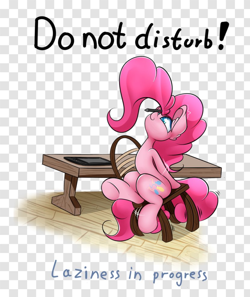 Pinkie Pie DeviantArt My Little Pony: Friendship Is Magic Fandom - Chair - Lazy Transparent PNG