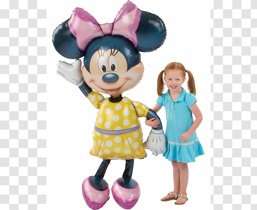 Minnie Mouse Mickey Toy Balloon Party - Stuffed Transparent PNG