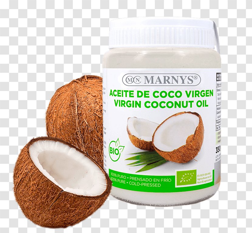 Coconut Oil Organic Food - Mediumchain Triglyceride Transparent PNG