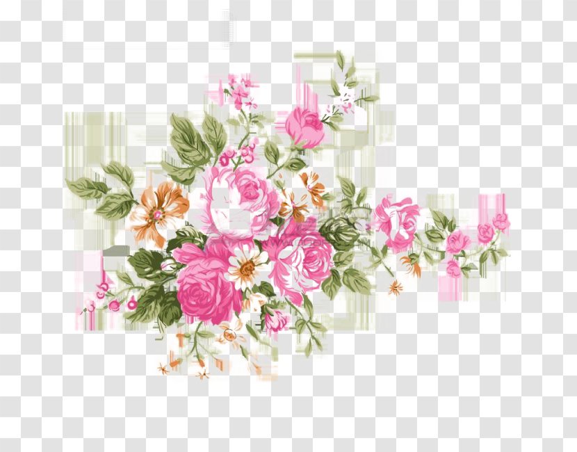 Flower Bouquet Watercolor Painting Clip Art - Flora - Of Roses Color Lead Transparent PNG