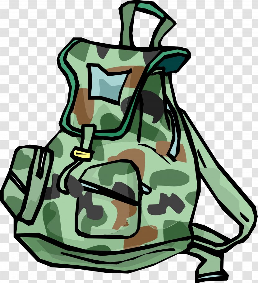 School Bag Backpack Satchel Clip Art - Green Transparent PNG
