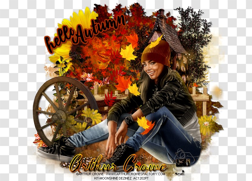 Tree Photomontage Flower - Hello Autumn Transparent PNG