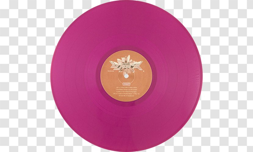 Compact Disc Phonograph Record - Magenta - Design Transparent PNG