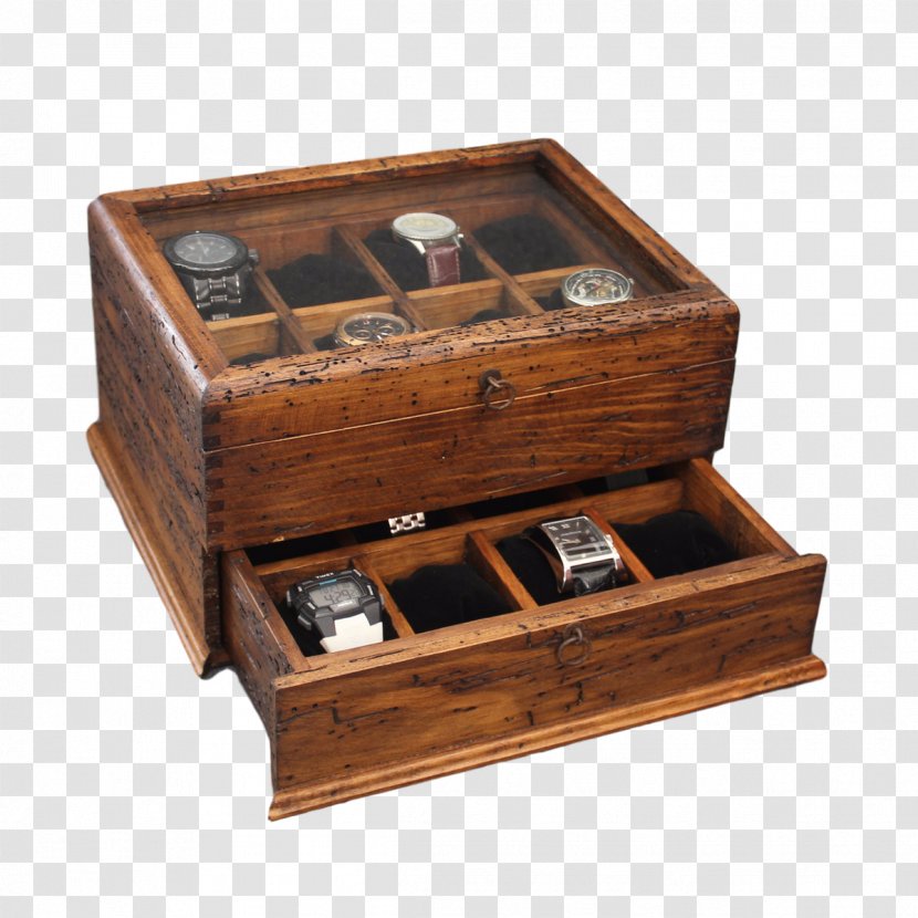 Watch Box Co. Wood Stain Drawer Transparent PNG