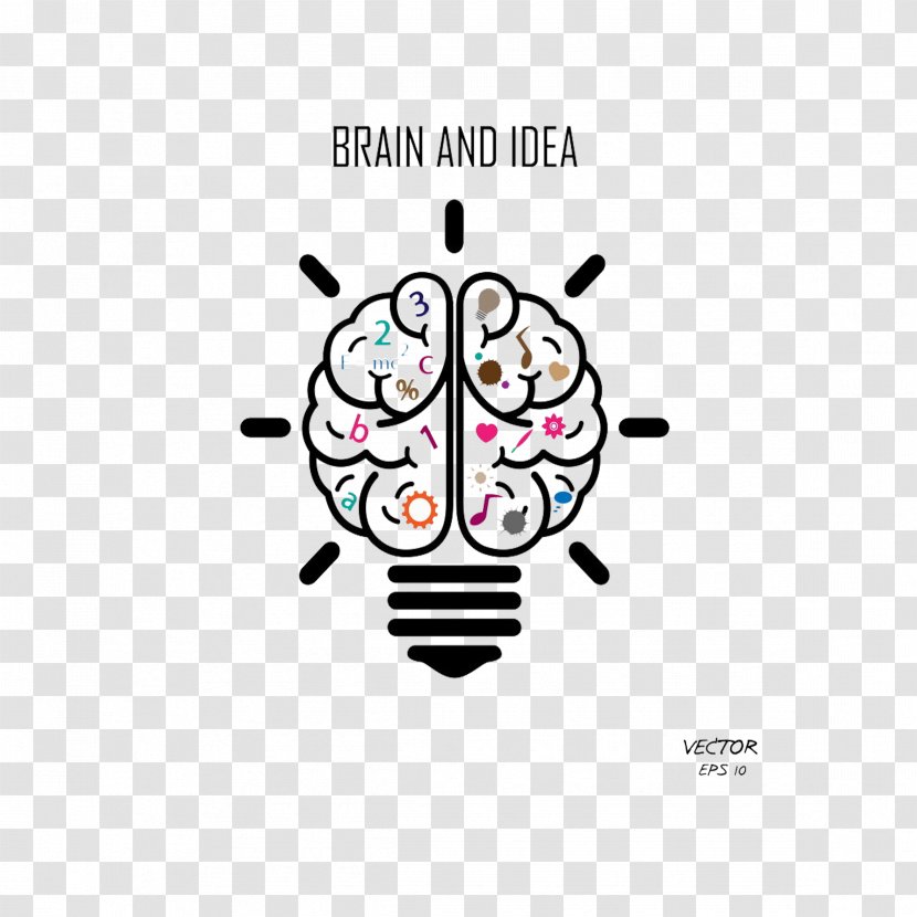 Brain Idea Creativity Clip Art - Symmetry - Creative Mind Transparent PNG