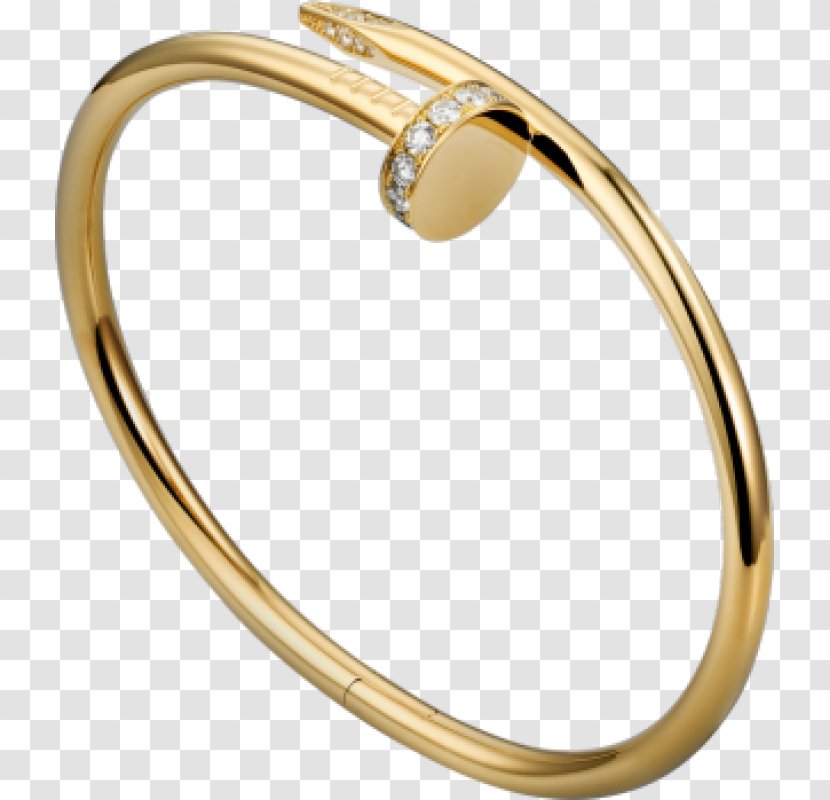 Love Bracelet Jewellery Colored Gold Cartier - Luxury Goods Transparent PNG