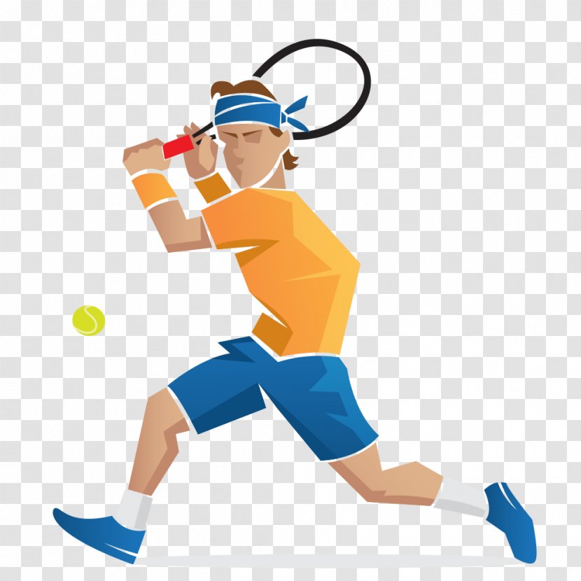 Athlete Tennis Player Euclidean Vector Clip Art - Sports Uniform - Material Transparent PNG