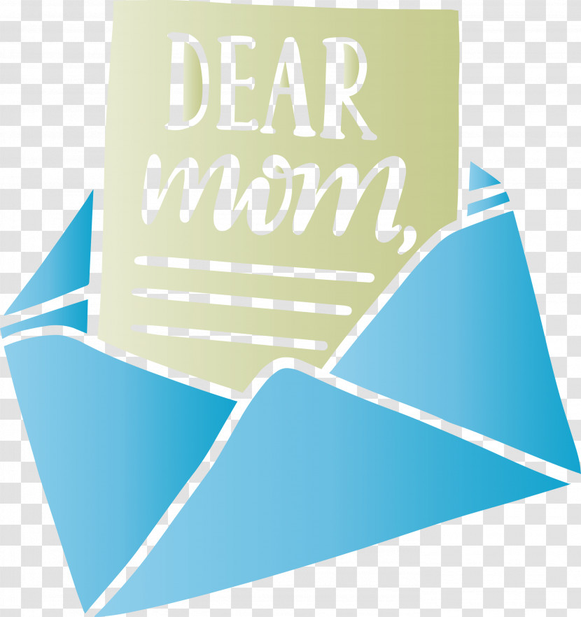 Mothers Day Dear Mom Envelope Transparent PNG