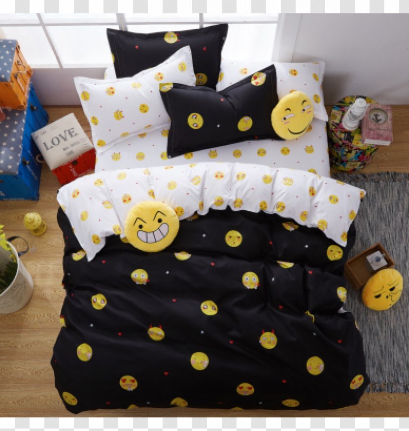 Emoji Bed Sheets Bedding Duvet Comforter - Cover Transparent PNG