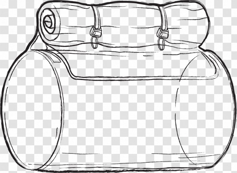 Line Art Cartoon Sketch - Rectangle - Design Transparent PNG