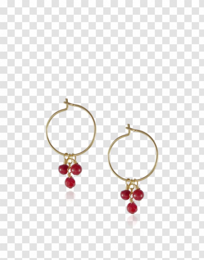 Ruby Earring Body Jewellery Maroon - Jewelry Transparent PNG