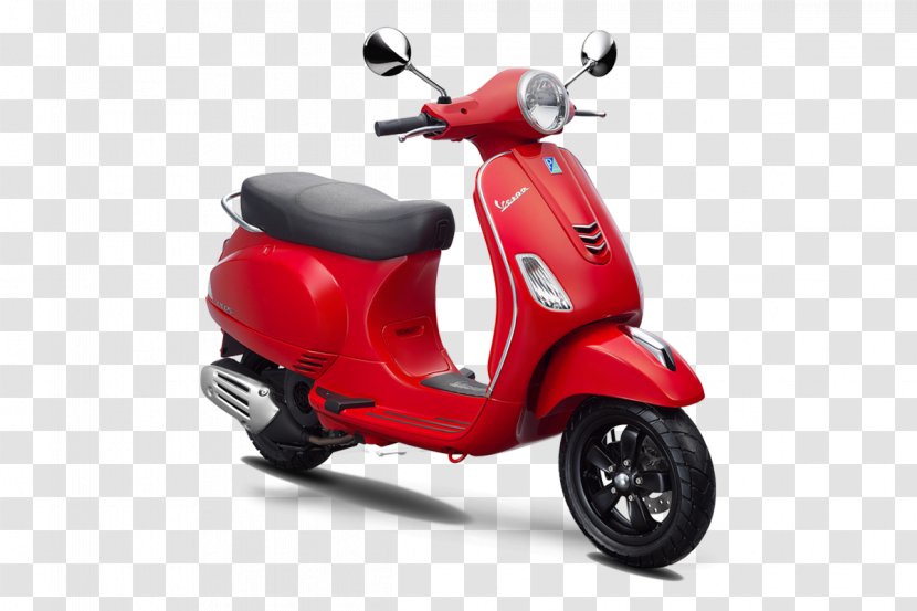 Piaggio Vespa GTS LX 150 Sprint - Motor Vehicle - Red Transparent PNG