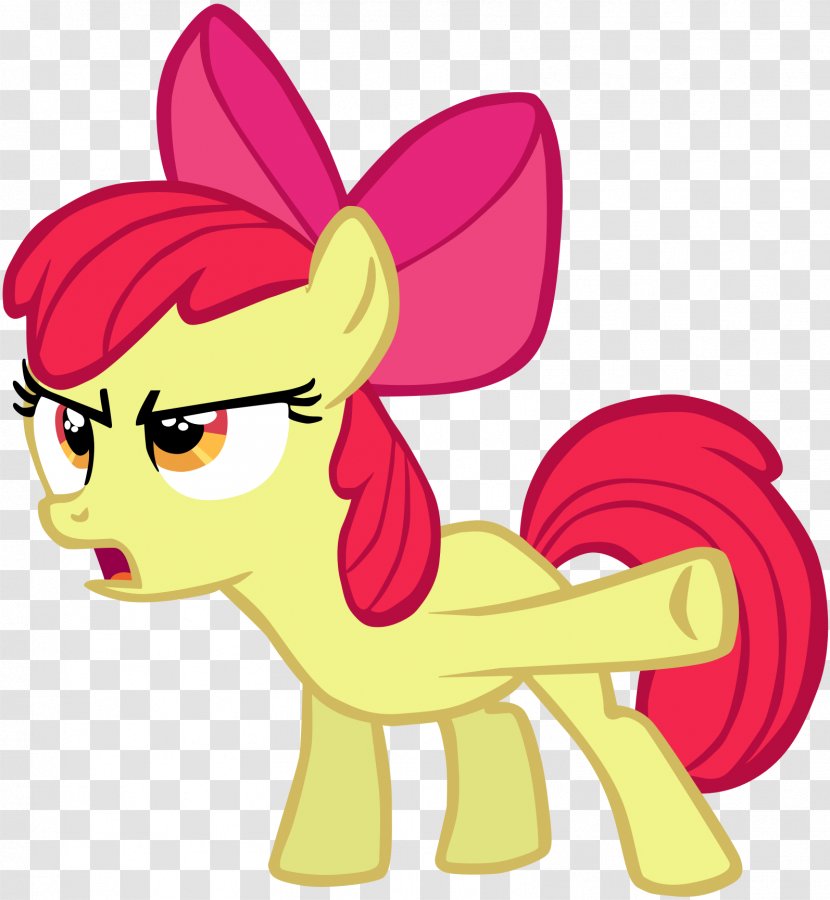 Apple Bloom Applejack Rainbow Dash Pony Big McIntosh - Frame - Angry Vector Transparent PNG