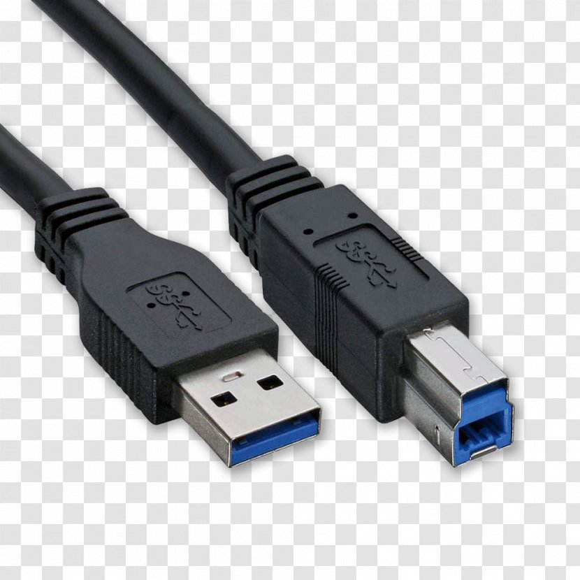 Printer Cable USB 3.0 Electrical Micro-USB - Electronic Device Transparent PNG