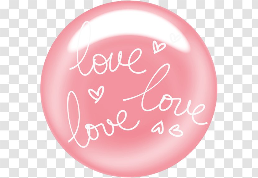 Pink M Balloon RTV Font - Magenta Transparent PNG