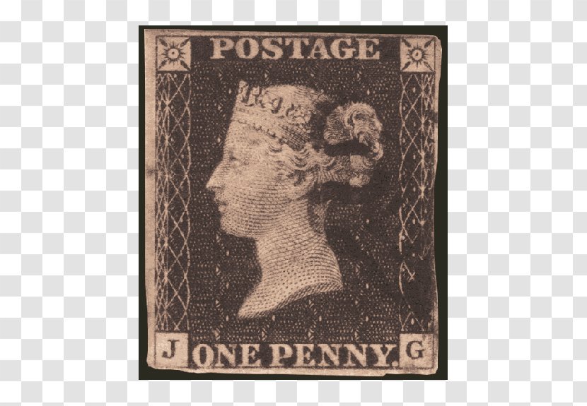 Penny Black Postage Stamps Mail Stamp Collecting - Letter - Definitive Transparent PNG