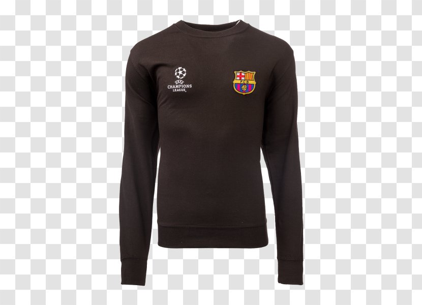 Hoodie T-shirt FC Barcelona Sweater Jacket - Outerwear Transparent PNG