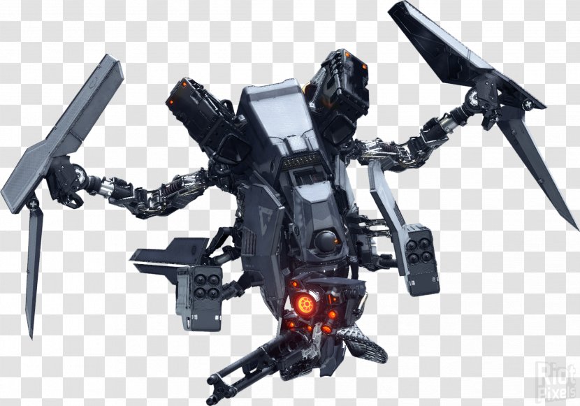 Killzone Shadow Fall Unmanned Aerial Vehicle Game Concept Transparent PNG