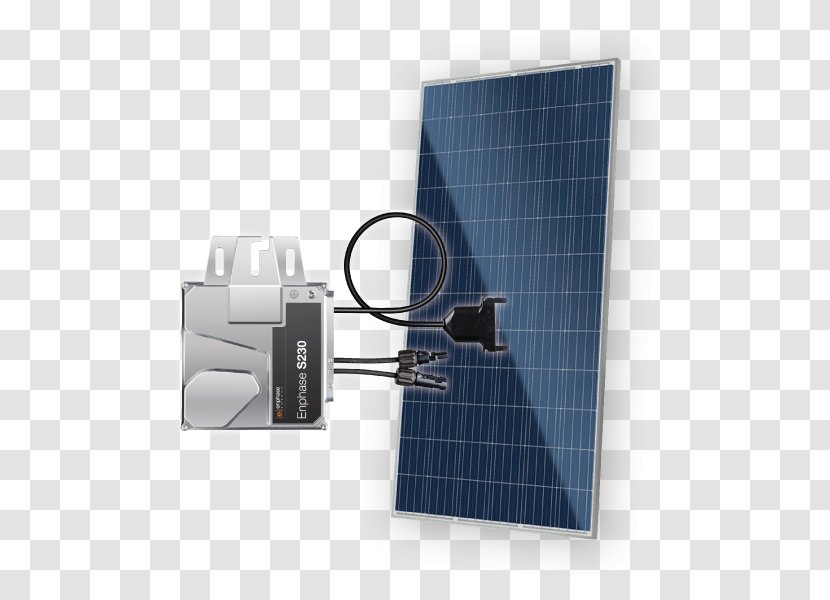 Solar Micro-inverter MC4 Connector Enphase Energy Panels Photovoltaic System - Power Inverters Transparent PNG
