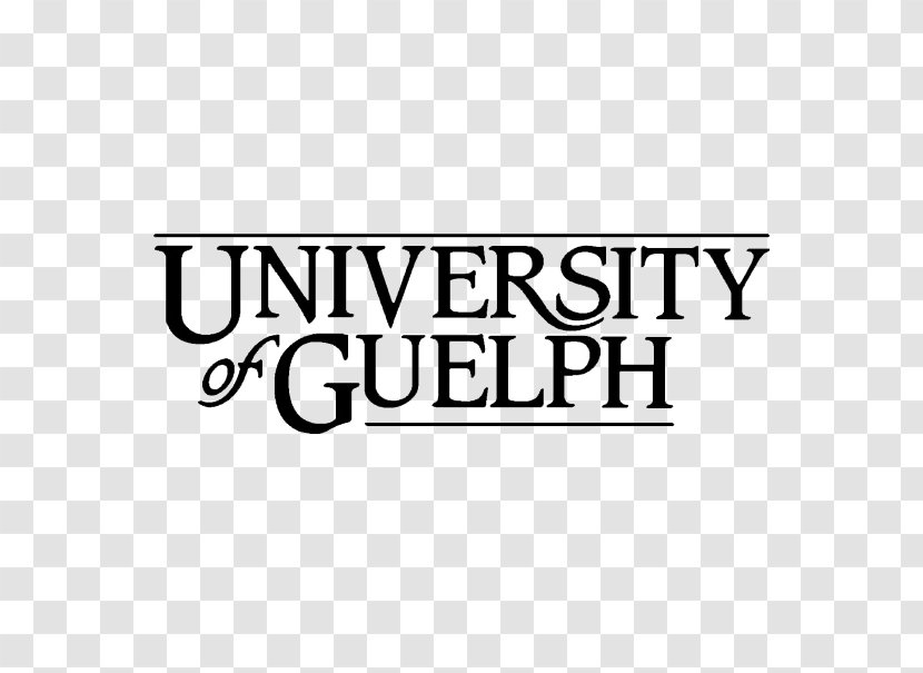 University Of Guelph Logo Brand Font Line - Black And White Transparent PNG