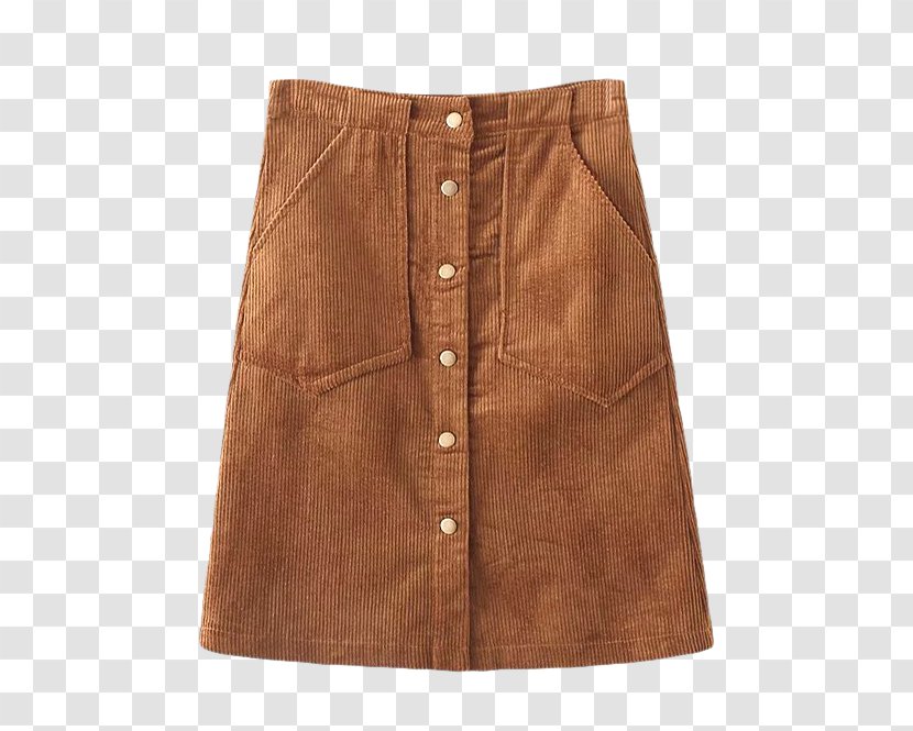 Denim Skirt A-line Dress Fashion - Brown Transparent PNG
