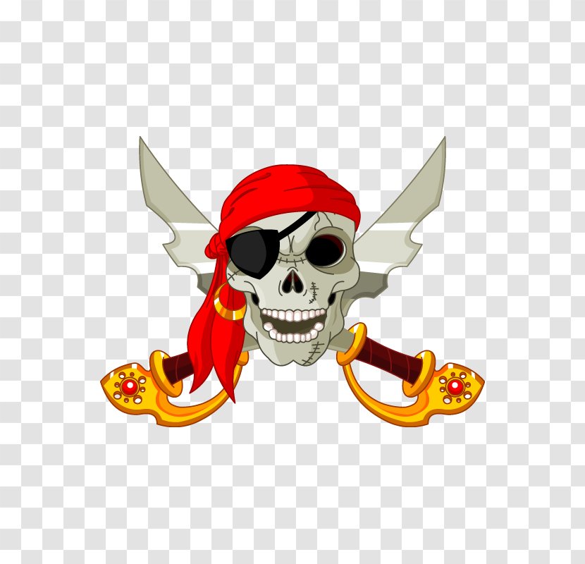 Piracy Royalty-free Clip Art - Royaltyfree - Skull Transparent PNG