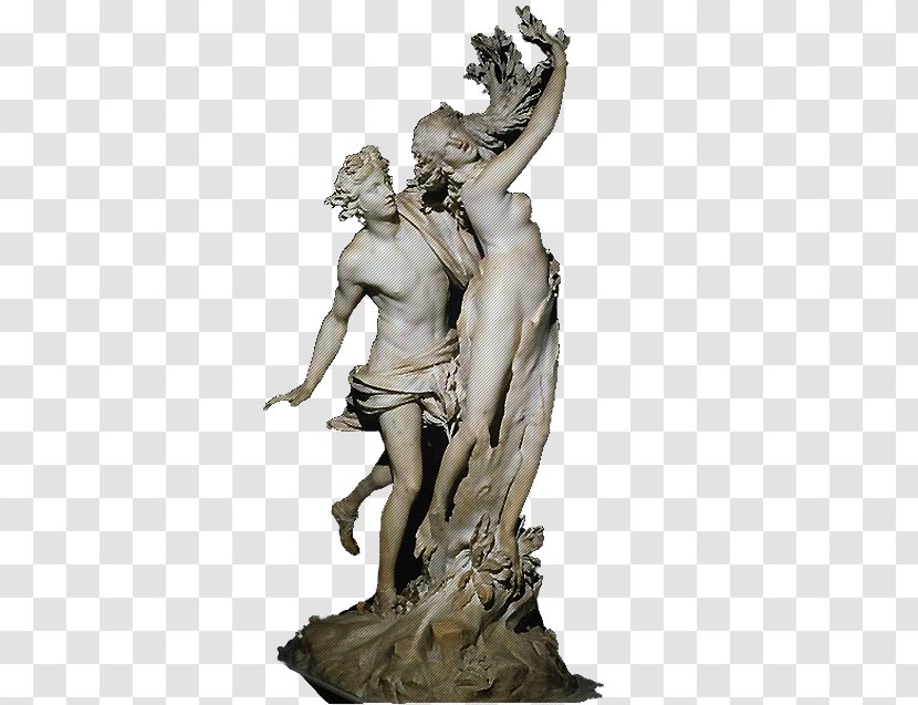 Apollo And Daphne Metamorphoses Orpheus - Sculpture - Art Transparent PNG