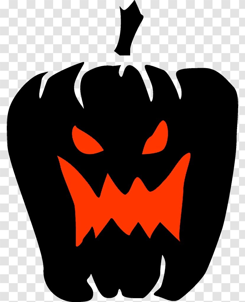 Jack-o-Lantern Halloween Carved Pumpkin - Fruit Plant Transparent PNG