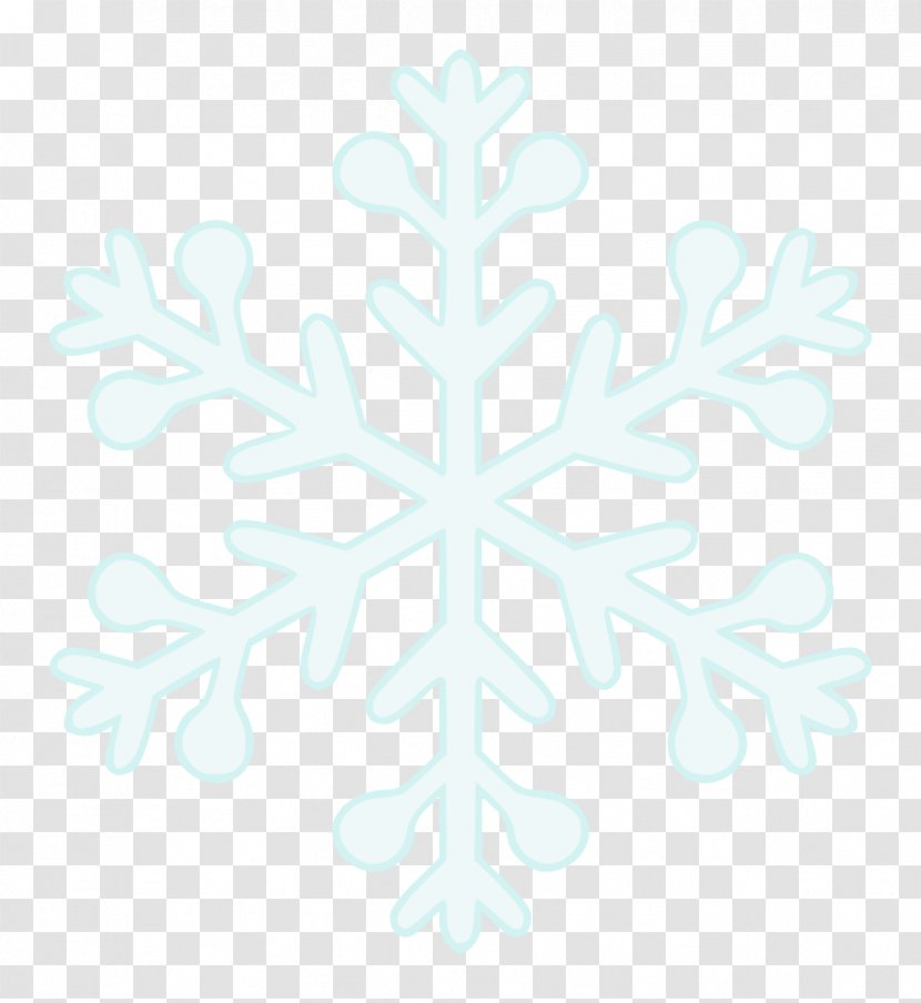 Snowflake Symmetry Line Pattern - Tree Transparent PNG
