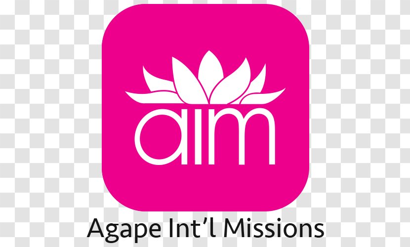 Logo Clip Art Font Brand Flower - Text - Agape International Missions Transparent PNG
