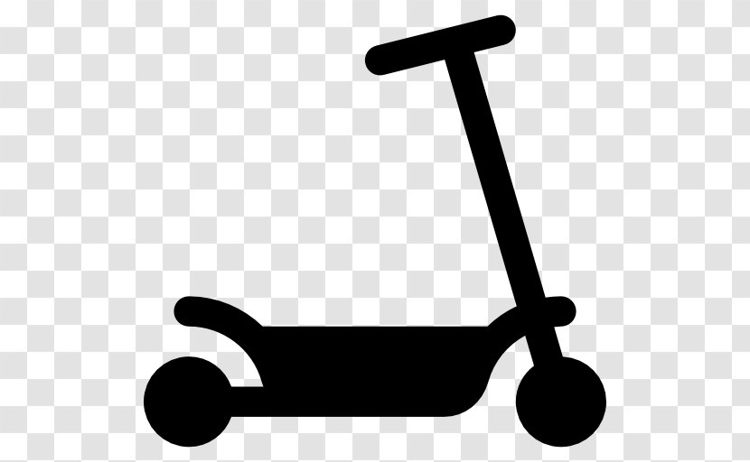 Line Angle Clip Art - White - Icon Scooter Transparent PNG