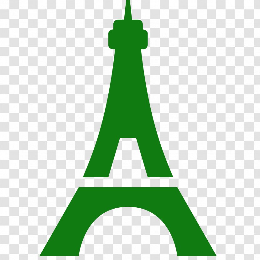 Eiffel Tower Milad - Green - Vector Transparent PNG