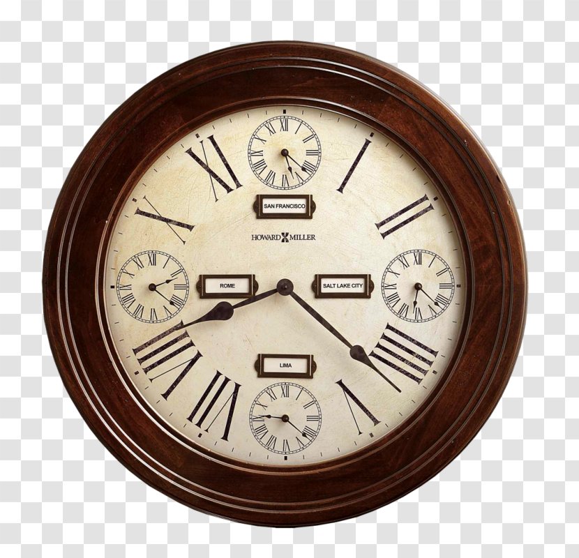 Howard Miller Clock Company Alarm Longcase World - Watch - Simple Retro Transparent PNG
