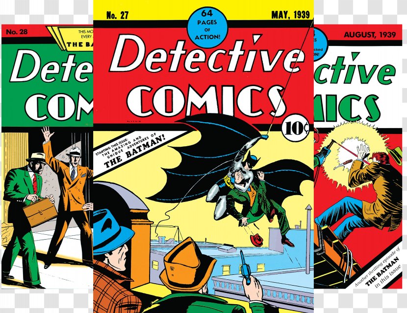 Batman Commissioner Gordon Comic Book Detective Comics 27 - Guaranty Transparent PNG
