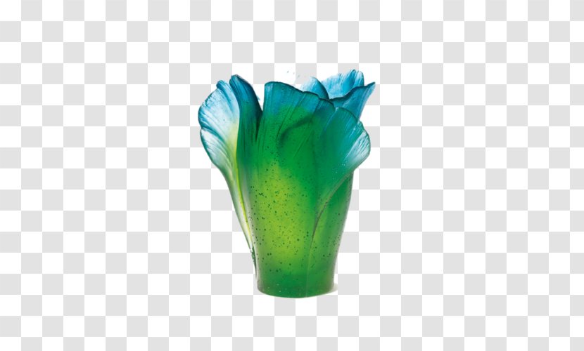 Vase Daum Ginkgo Biloba Lead Glass - Flower Transparent PNG