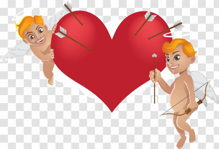 Arrow Cupid Bow - Cartoon - Vector And Arrows Transparent PNG