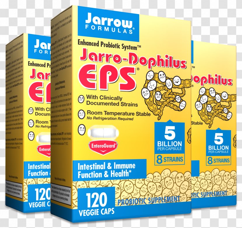Probiotic Jarrow Dietary Supplement Amazon.com Capsule - Nutrition - Organisms Transparent PNG