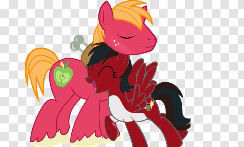 Pony Fluttershy Applejack Big McIntosh Rainbow Dash - Cartoon - REDCROSS Transparent PNG