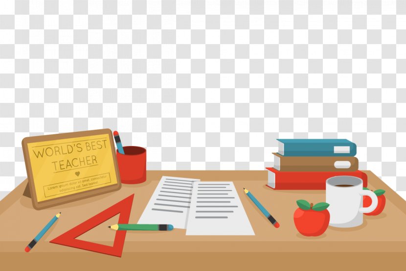 Teachers Day Student - Information - Vector Teacher Desk Transparent PNG