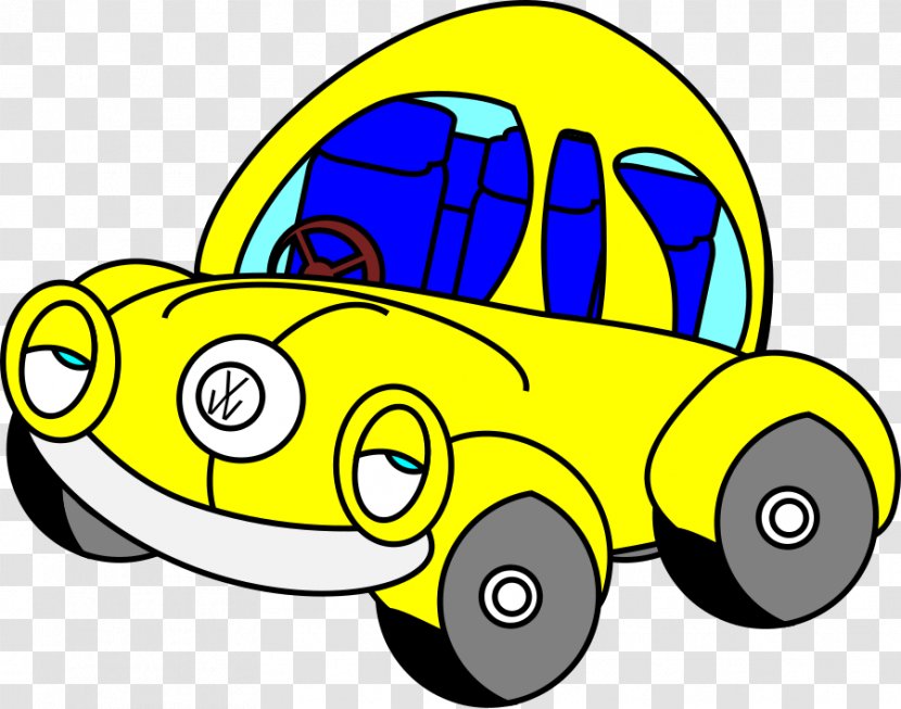 Volkswagen Beetle Type 2 Car Crafter - Cartoon - Honeycomb Clipart Transparent PNG
