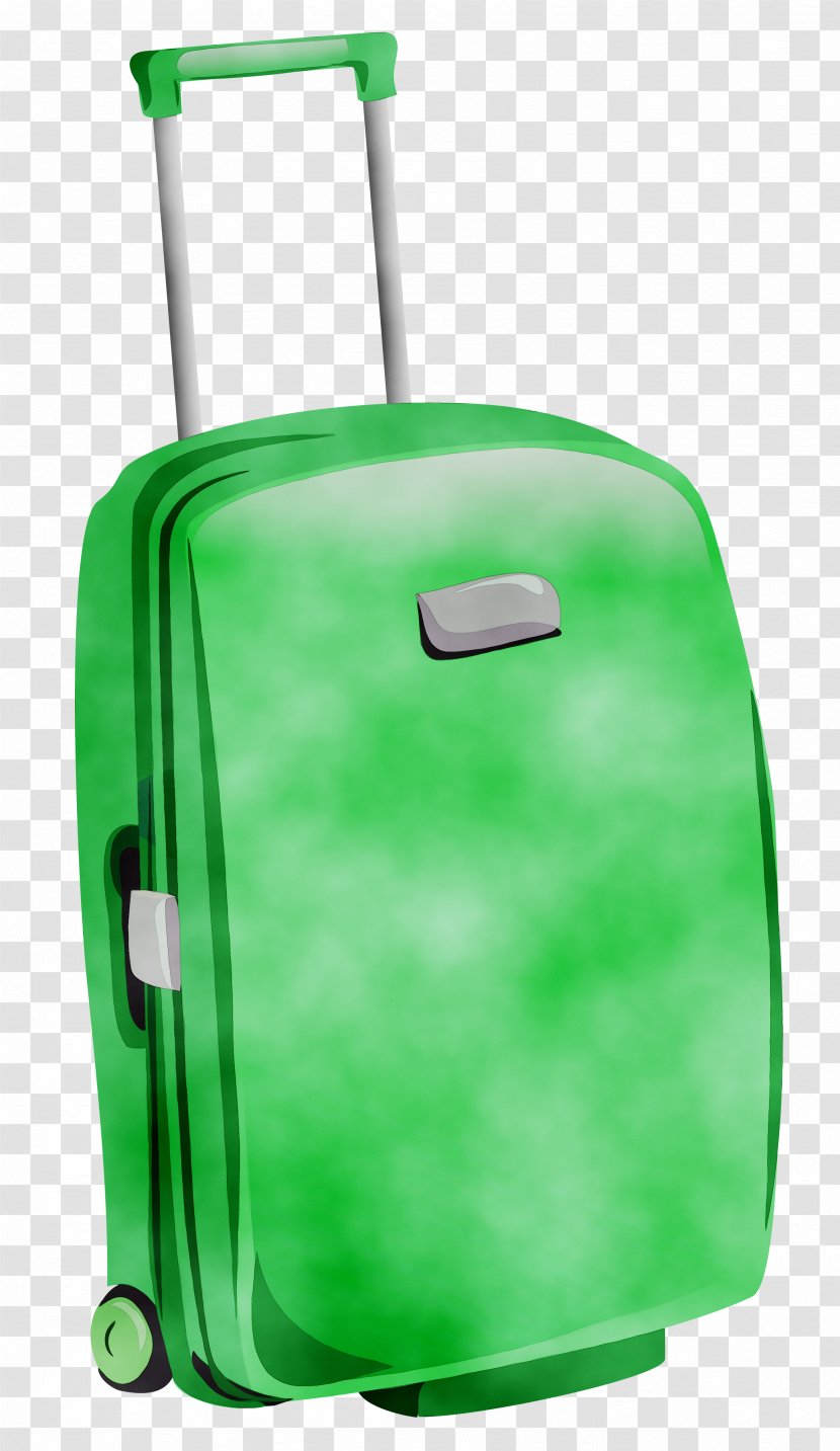 Hand Luggage Baggage Suitcase Clip Art Product - Hashtag - Green Transparent PNG